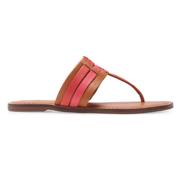 New Tory Burch Leigh  Flip-Flop Sandals - Picture 3 of 13